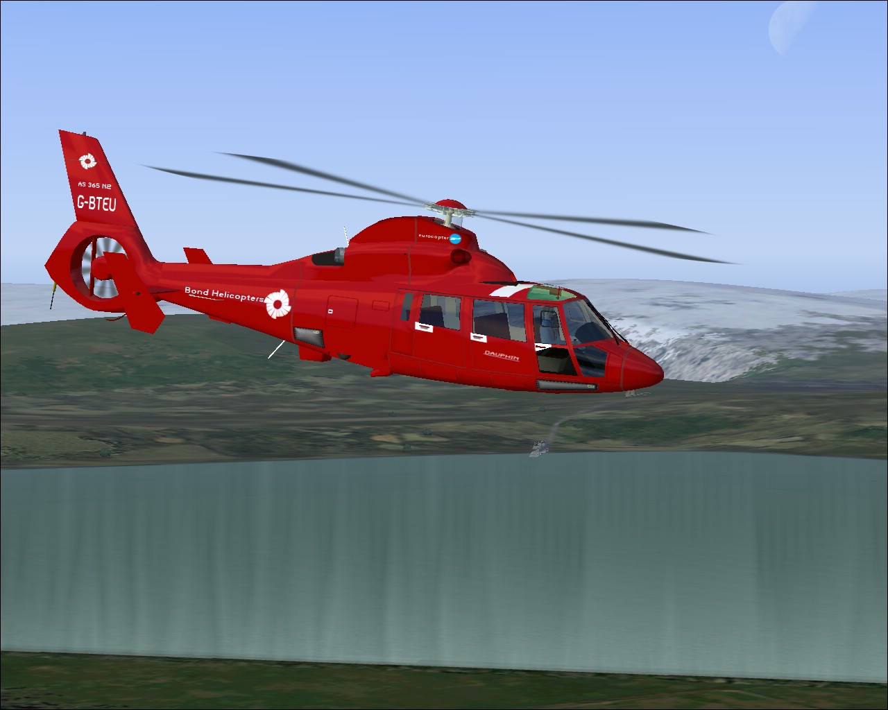 Flight Simulator 2004 Eurocopter Dauphin Fast Model