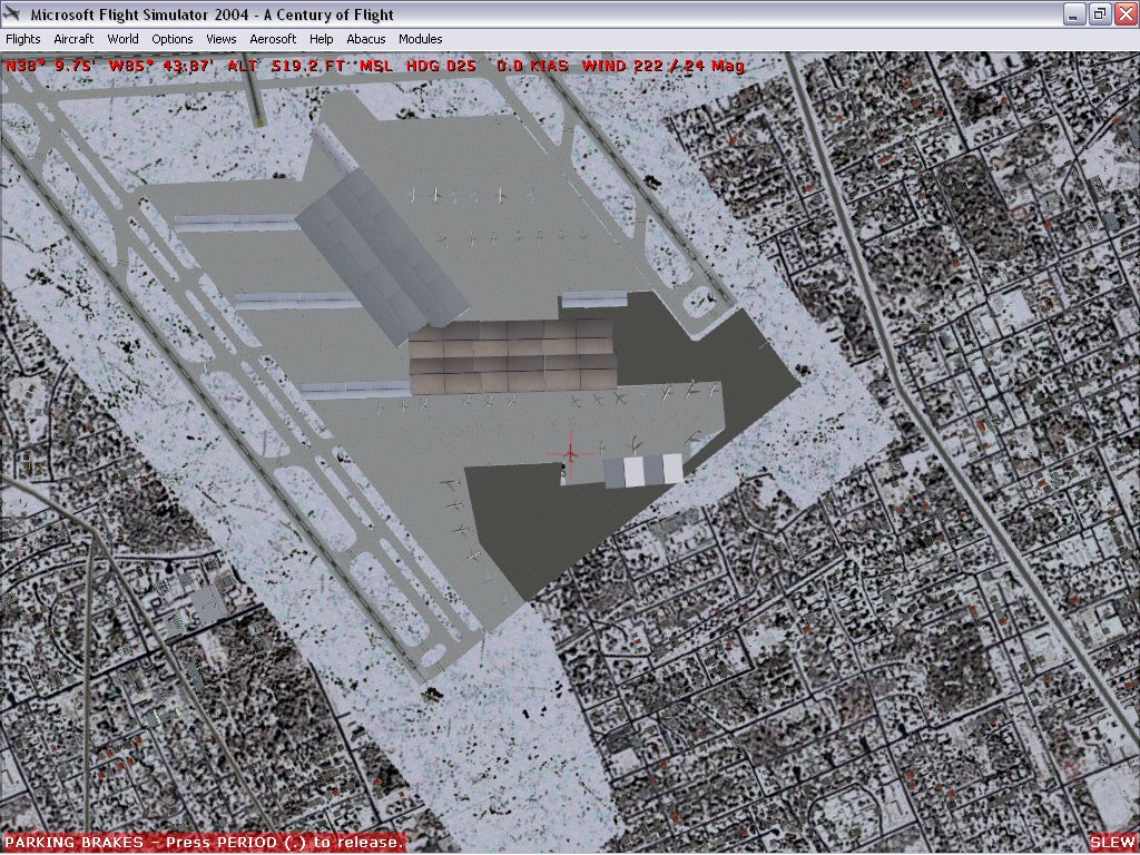 Louisville Ksdf Ups Ramp For Flight Simulator 2004 By Frame-Rate-Friendly Studio/William M — 1