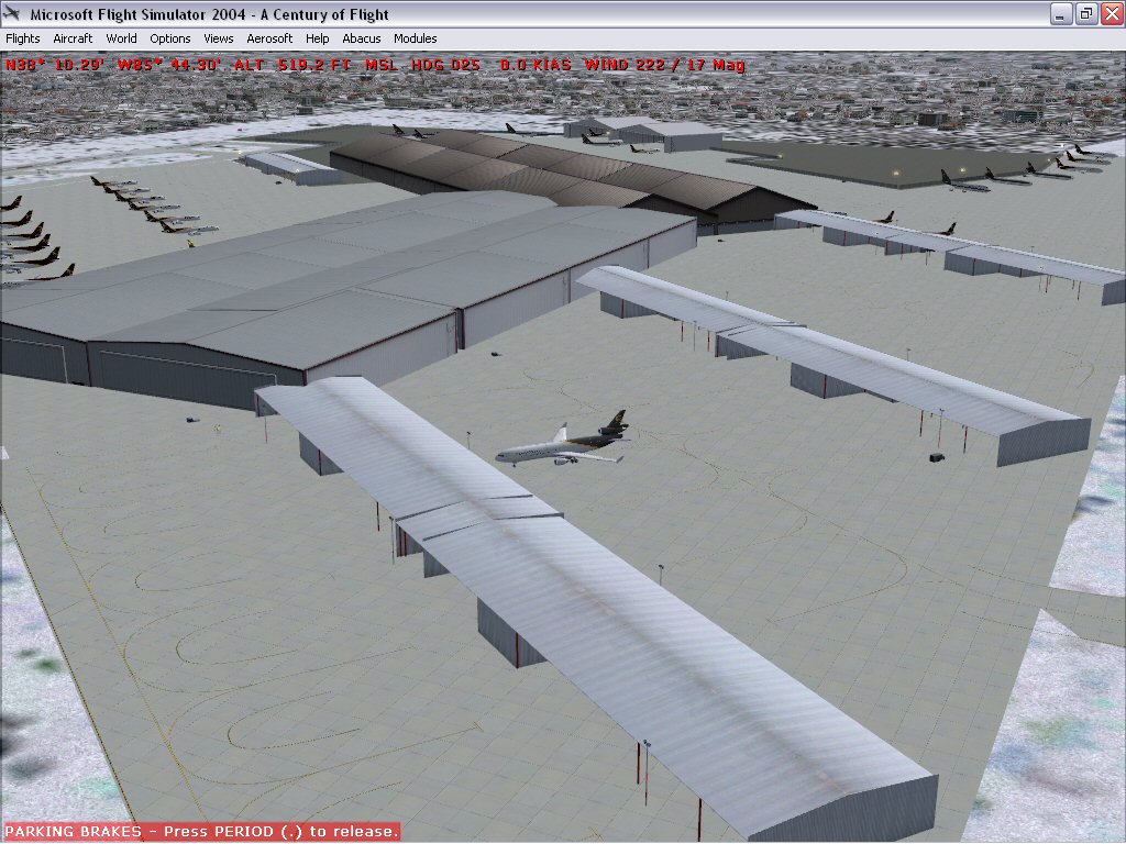 Louisville Ksdf Ups Ramp For Flight Simulator 2004 By Frame-Rate-Friendly Studio/William M