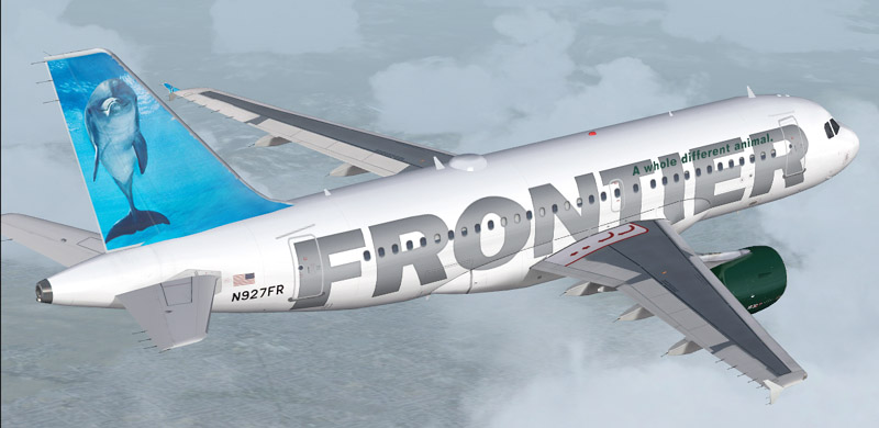 Fs2004 Ifdg Airbus A319 Frontier Airlines Two Frontier Repaints For The Ifdg Airbus A319-1