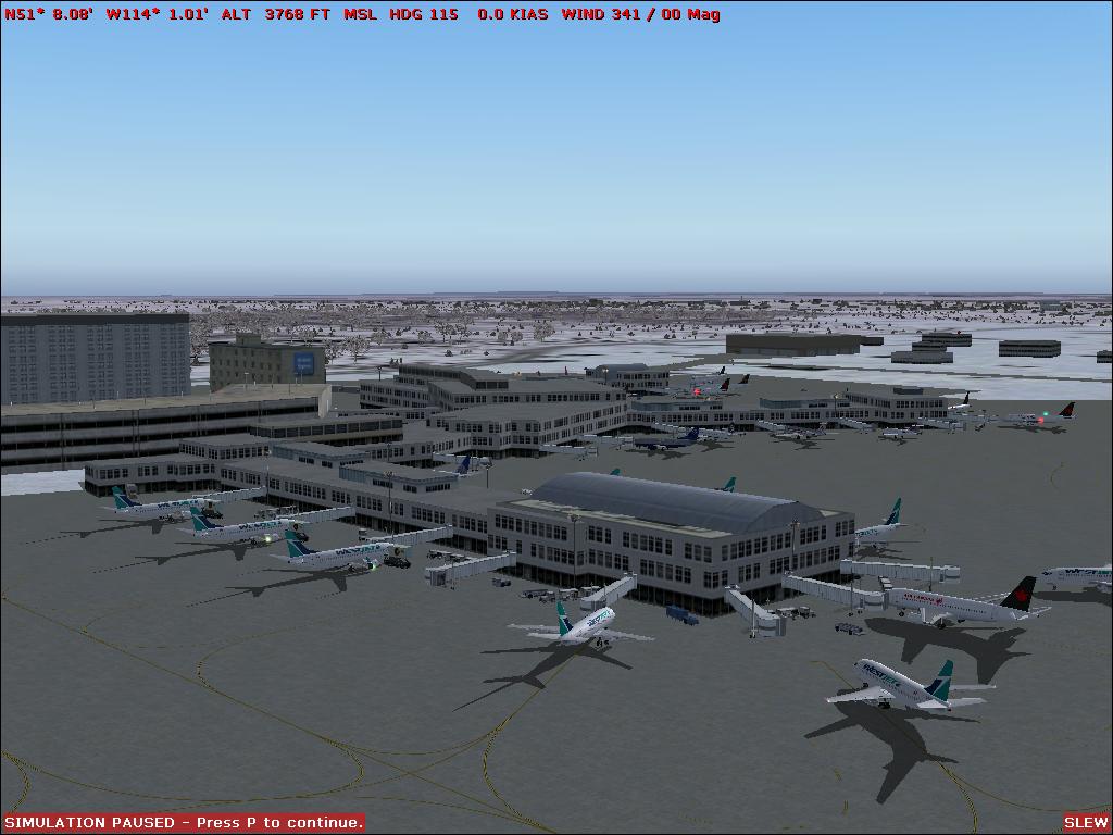 Calgary International Airport (Cyyc) Enhanced With Ez-Scenery — 1