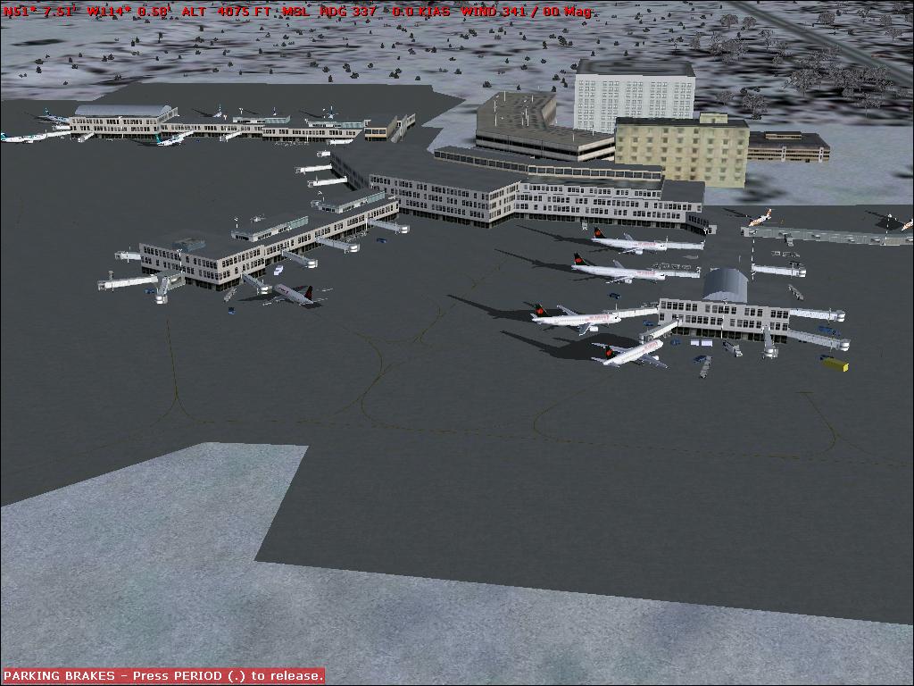 Calgary International Airport (Cyyc) Enhanced With Ez-Scenery