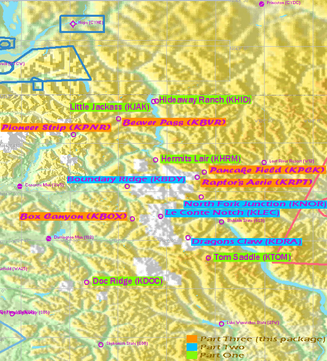 North Cascades Bush Airstrips 3 Washington, U.s.a
