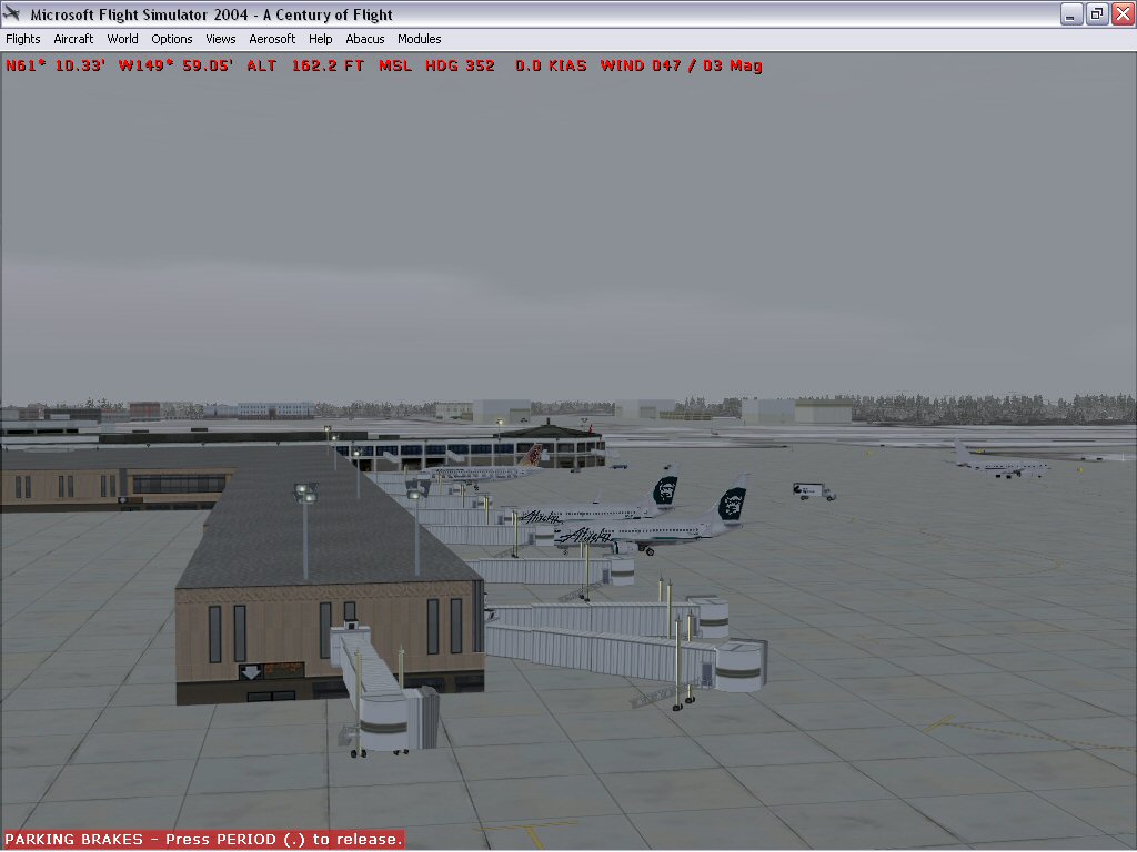 Anchorage Ted Stevens Panc For Flight Simulator 2004 By Frame-Rate-Friendly Studio/William