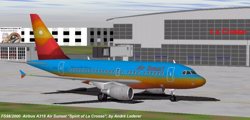Flightsim Fs2004/Fs98/2000 Aircraft Airbus A318 Air Sunset Airbus A318, Air Sunset Spirit — 1