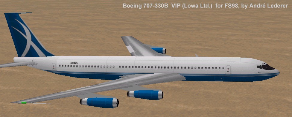 Flightsim Fs2004/Fs98 Aircraft Boeing 707-330B Vip Boeing 707-330B Lowa Ltd
