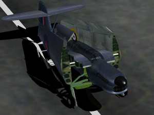 Fayrey Barracuda Mkii Fs2000/2002 The First Single Wing Airplane Torpedo Bomber Of The Fle