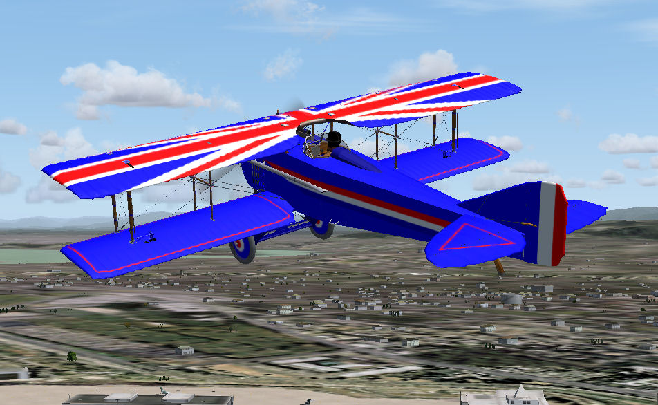 Spad Vii Union Jack, A Wonderful Plane To Fly And Land