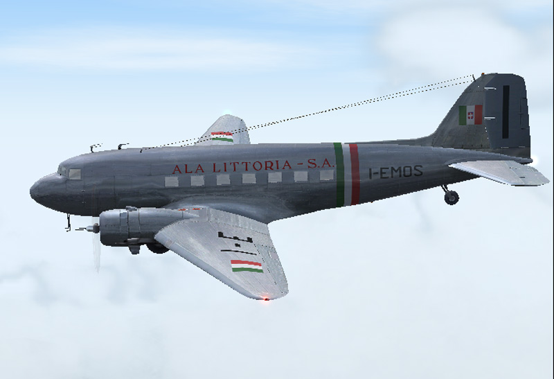 Ala Littoria, Douglas Dc-3, Fix Fix For The Maams Ala Littoria Dougas Dc-3S Textures (Maam — 1