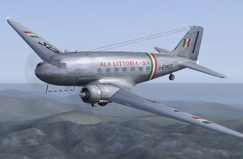 Ala Littoria, Douglas Dc-3, Fix Fix For The Maams Ala Littoria Dougas Dc-3S Textures (Maam