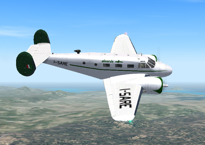 Alisarda, Beechcraft C-45G, I-Sare - This Beechcraft C-45G (Ex-Usaaf) Of Italian Alisarda — 1