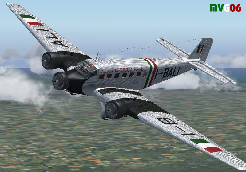 Ala Littoria, Junkers Ju-52, I-Bali - Italian Ala Littoria Used Ju-52S On Venice/Munich/Be — 1