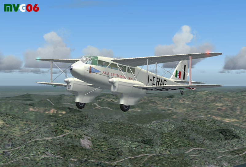 Ala Littoria, De Havilland Dh89A Dragon Rapide, I-Drag - Italian Ala Littoria Used A De Ha