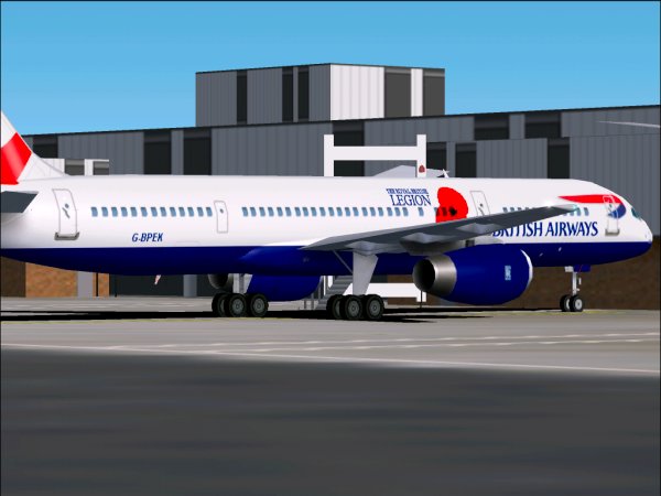 British Airways Pause To Remember 2002 Boeing 757-200 Boeing 757 Model By Ai Aardvark This