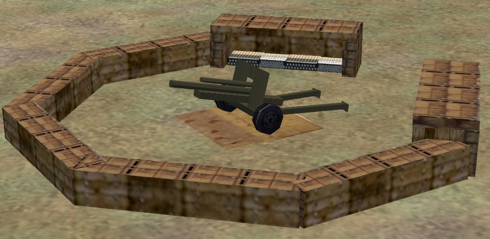 Fs2004/Fs2002 Api Macro105Mm Howitzer In 3 Vietnam Era Versions For Scenery Designers