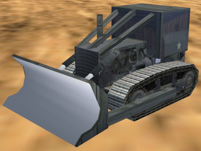 Fs2004/Fs2002 Api Macroheavy Rome Plow - This Buldozer Was Fitted With A Roll Cage And Cha