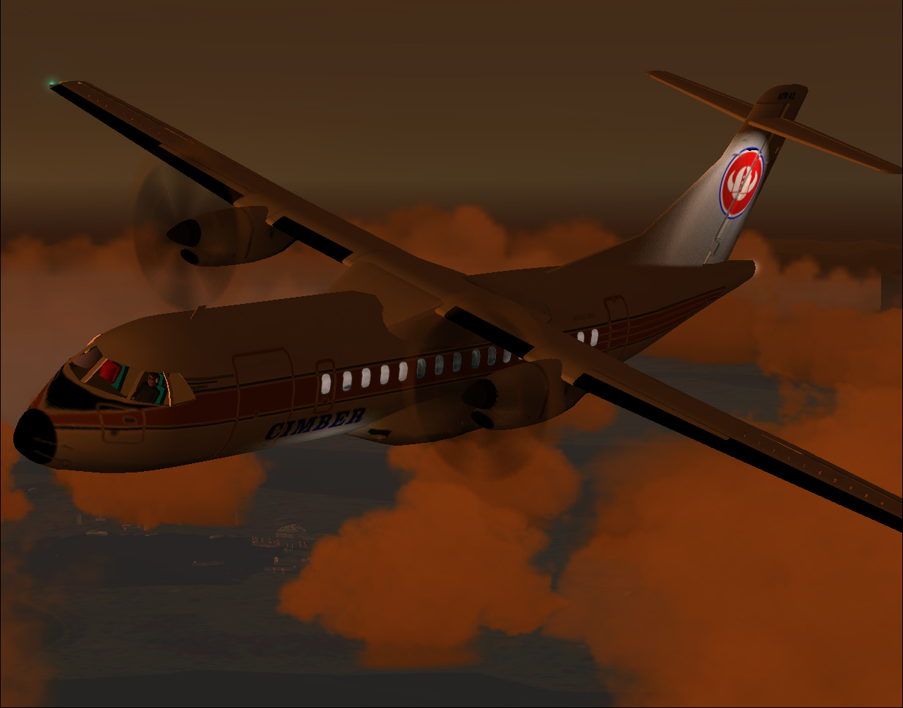Atr42-500 Cimber Air Oy-Cio / Team Luft Hansa Oy-Ciu - Textures Exclusively This Bundle Co