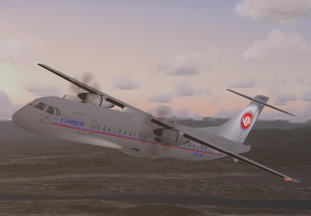 Atr72-500 Cimber Air Oy-Cim - Textures Exclusively This Bundle Contains Textures Exclusive
