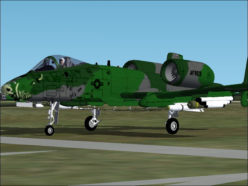 Fs2004 A-10A Thunderbolt Ii, 47 Tfs, 917 Tfg Afres The Warthog, As It Is Known, Was Design