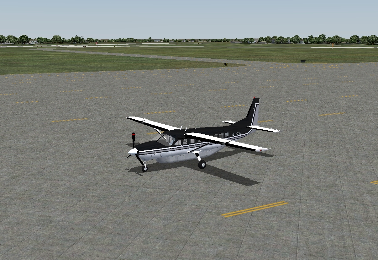 Flightsim Fs2004/Fs9 Cessna Grand Caravan 208B Textures Repaint Public Domain Using Martin