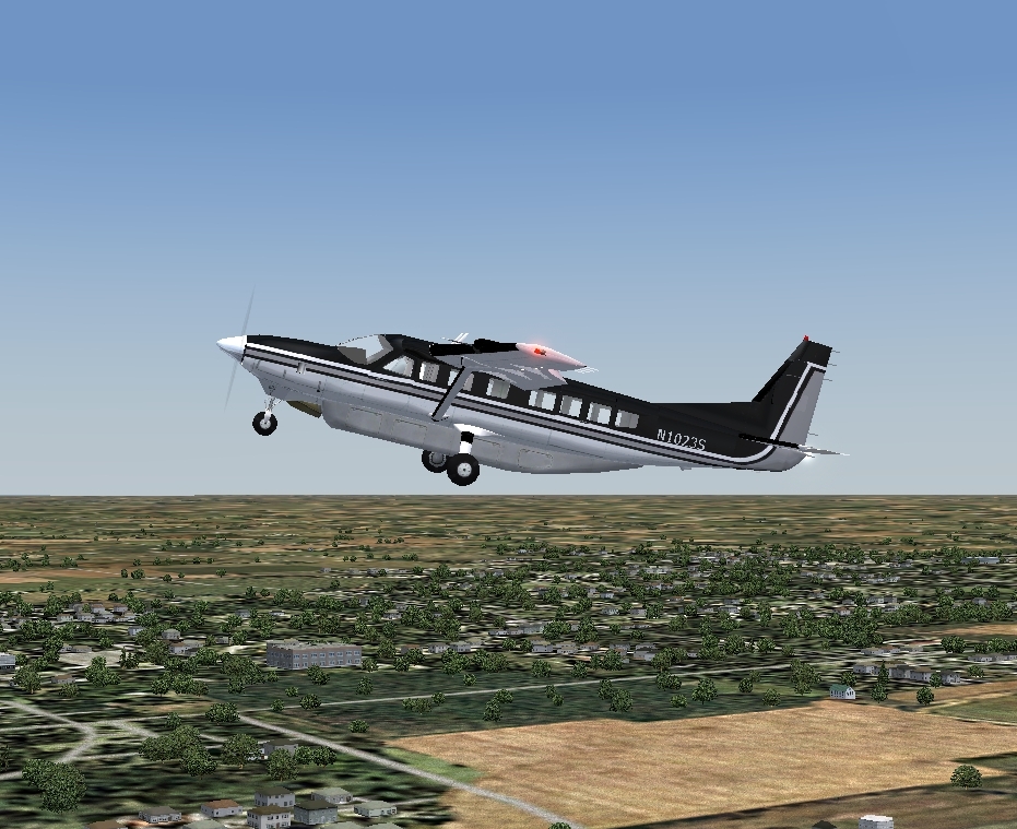 Flightsim Fs2004/Fs9 Cessna Grand Caravan 208B Textures Repaint Public Domain Using Martin