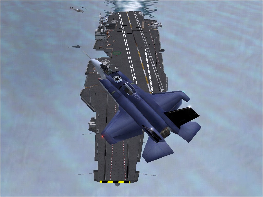 Fs2004 Panel Plus Texture Repaint For Stovl Lockheed Martin X-35C