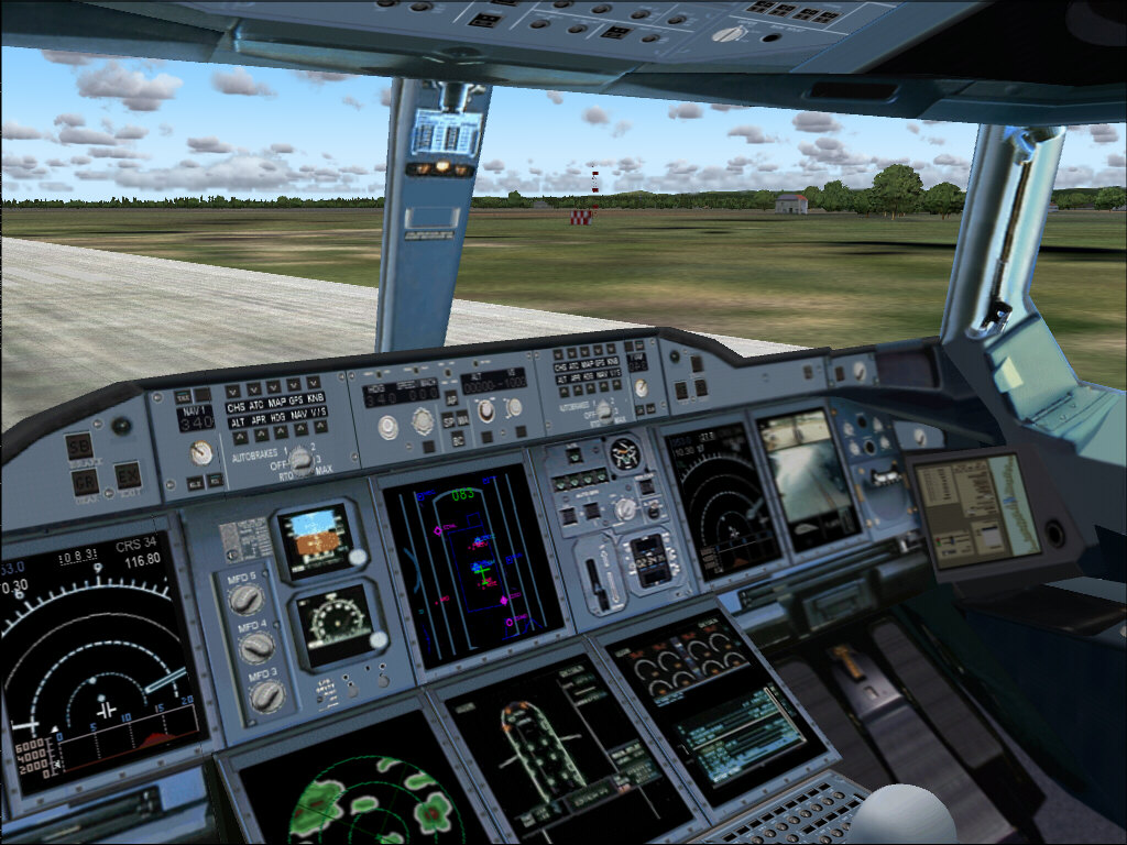 Airbus A380, Lufthansa, For Fs2004, With New Panel And Gauges, New External Model, Sound A — 1
