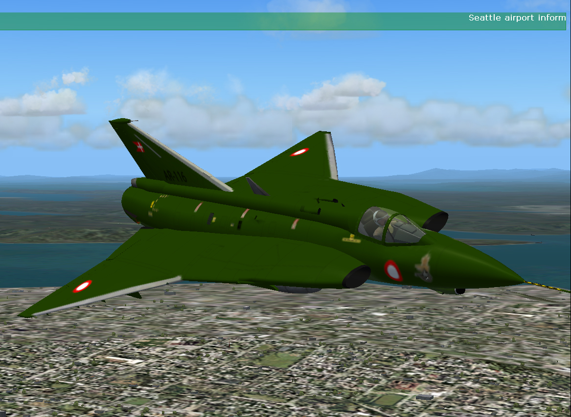 Fs2004 Saab 35Xd Draken Rdaf Ar-116 , Repainted By Claus Vendelboe Holmberg — 1