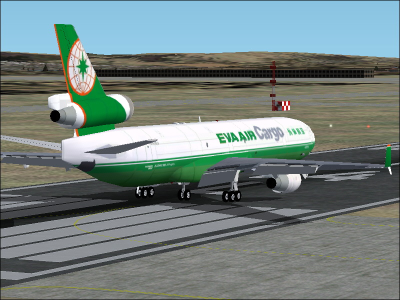 Fs2004 Mcdonnell Douglas Md-11F Eva Air Cargo The Md-11 Is The Last Version Of The Well Kn