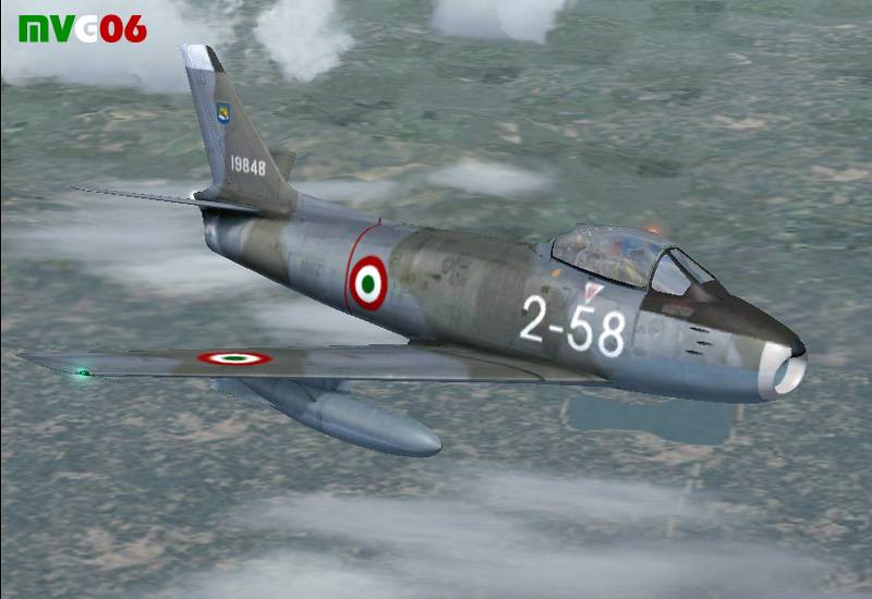 Italian Air Force, North American F-86E/Canadair Cl-13 Mkiv