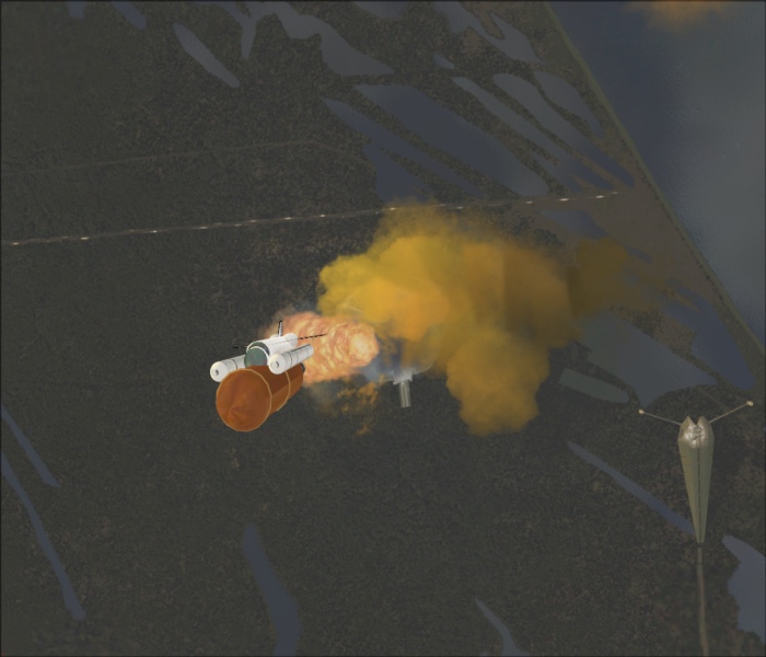 Shuttle Launch 06 Scenery, Addon To The Cape..this File Places Animated Shuttle Launches F