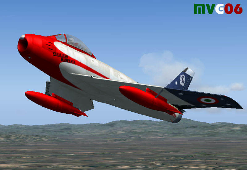 Italian Air Force, North American F-86E/Canadair Cl-13 Mkiv, Cavallino Rampante Aerobatic