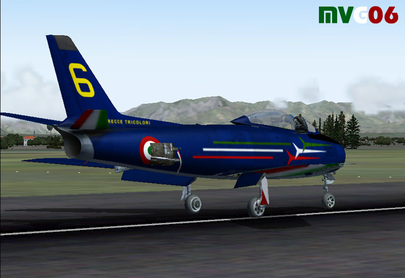 Italian Air Force, North American F-86E/Canadair Cl-13 Mkiv, Frecce Tricolori Aerobatic Te