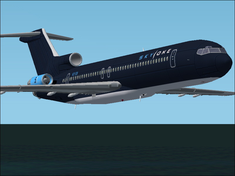 Fs2004 Boeing 727-200 Skyone Skyone Is A Charter Company — 1