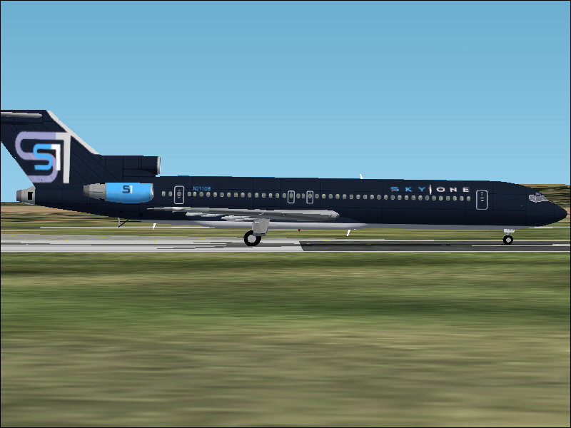 Fs2004 Boeing 727-200 Skyone Skyone Is A Charter Company