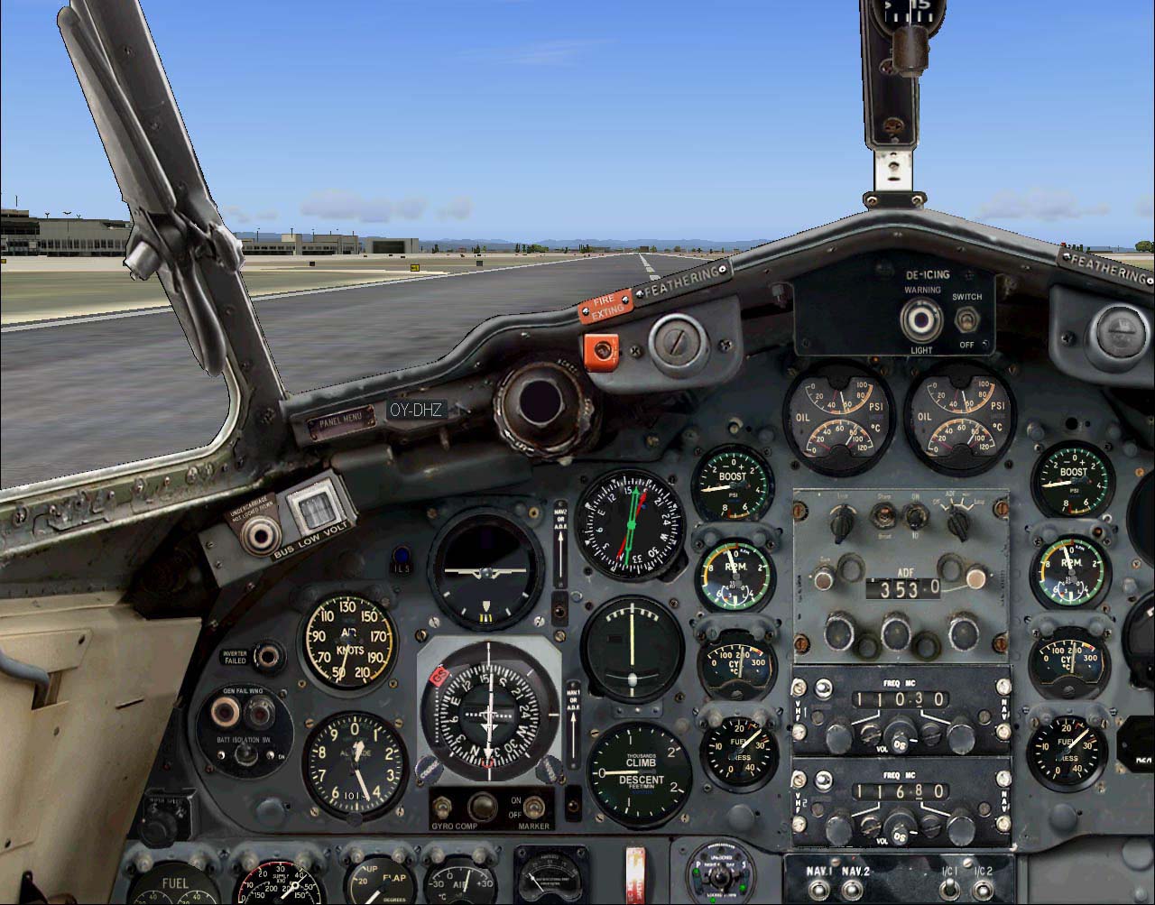 Cimber Air Oy-Dhz Liverie For The Derek Palmer De Havilland Dove V1 This Is Repainted Text — 1