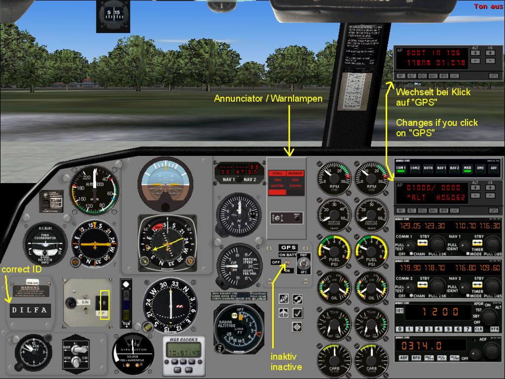 Fs2004 Zambia Flying Doctor Service Bn 2B Islander Version 2 Model And Panel By Marcel Kuh
