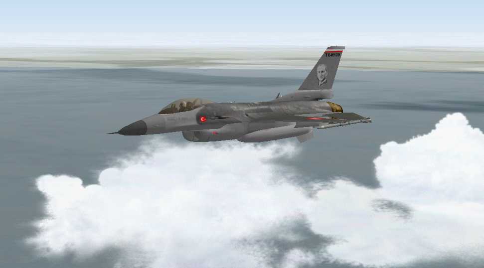 Fs2000 Aircraft - Lockheed Martin F-16C Fighting Falcon Lockheed F-16C Fighting Falcon V1.