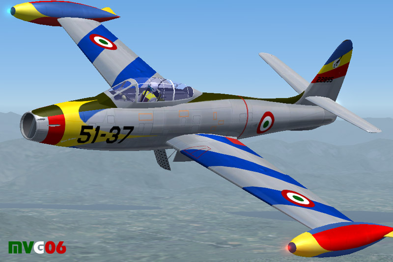 Italian Air Force, Republic F-84G Thunderjet