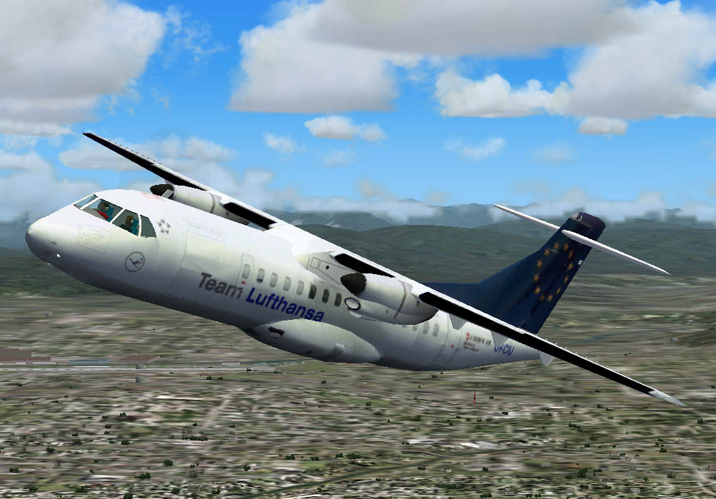 Atr42-300 Cimber Air Oy-Cid And Team Lufthansa Oy-Ciu Atr42-300 Cimber Air And Team Luftha