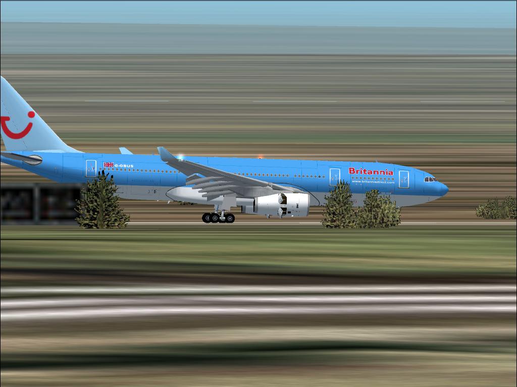Project Opensky Airbus A330-200 Britannia (Tui) For Fs2002 Exclusively Copyrights: Airplan