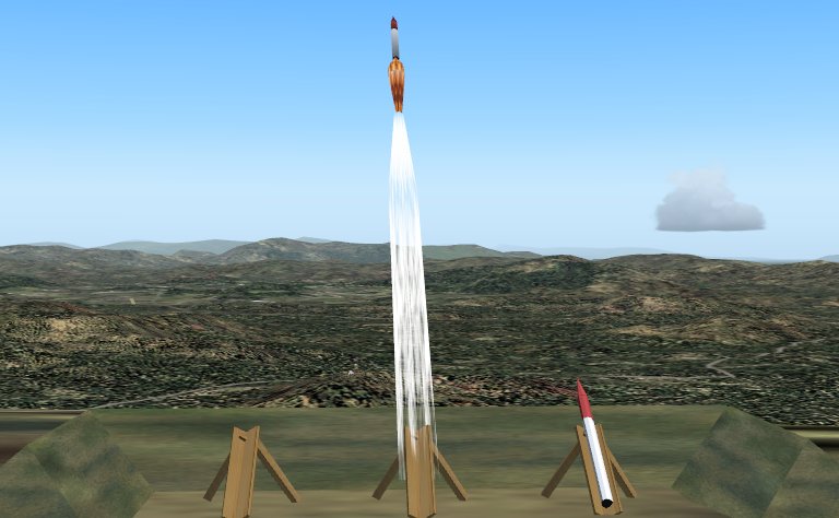 Fs2004/Fs2002 Api Macro122Mm Rocket 3 Versions For Scenery Designers