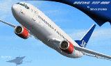 Kittyhawk Sas 737-800 For Fs2004, Which Includes All Parts Animated; Wheels, Ailerons, Rud — 1