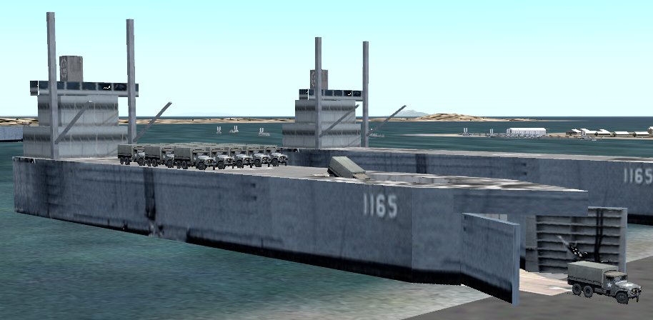 Fs2004/Fs2002 Api Macrous Navy Lst In 4 Versions For Scenery Designers