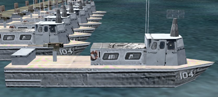 Fs2004/Fs2002 Api Macrous Navy Swiftboat For Scenery Designers In Two Versions