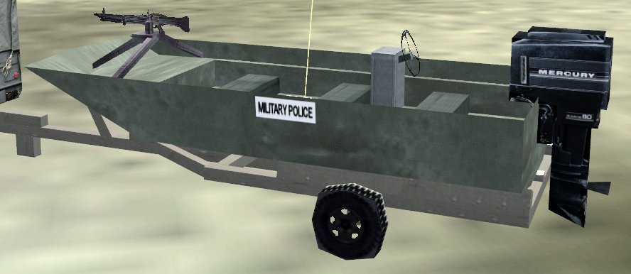 Fs2004/Fs2002 Api Macroboston Whaler Army Speedboat Of The Vietnam Era In 3 Versions For S