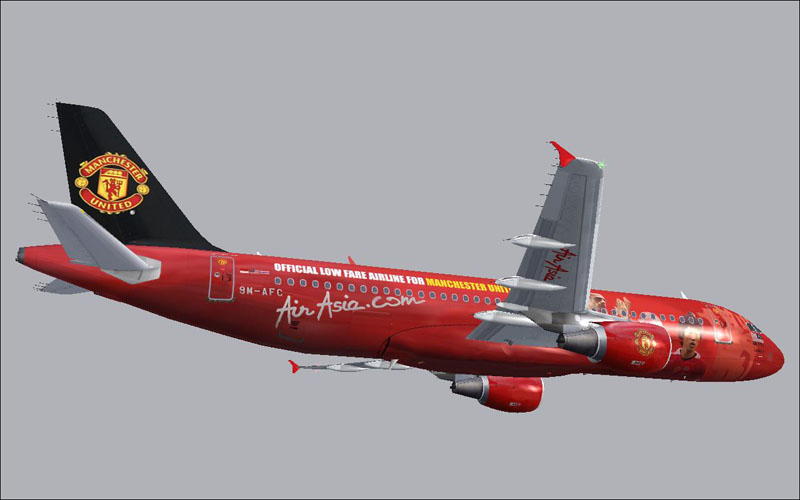 Fs2004 Airasia Manchester United Registration: 9M-Afc