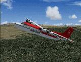 Dehavilland Dhc-7 Of Greenlandair, Old Livery