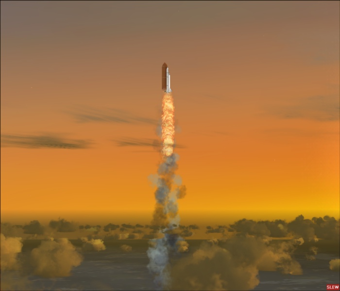 Shuttle Launch 06 Scenery, Addon To The Cape..this File Places Animated Shuttle Launches F