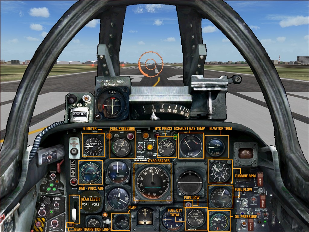 This Is A Flightsim Fs2004/Fs9 Panel Enhancement For The Kirk Olssons F-86 Sabre Hard Wing